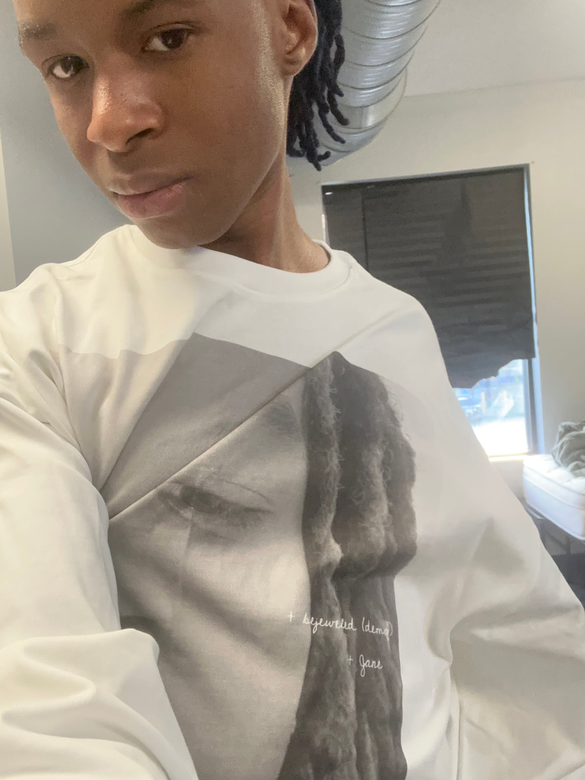 By and Reigns - "Bones and honey" reigns Logo Oversized Unisex Long Sleeve T-Shirt